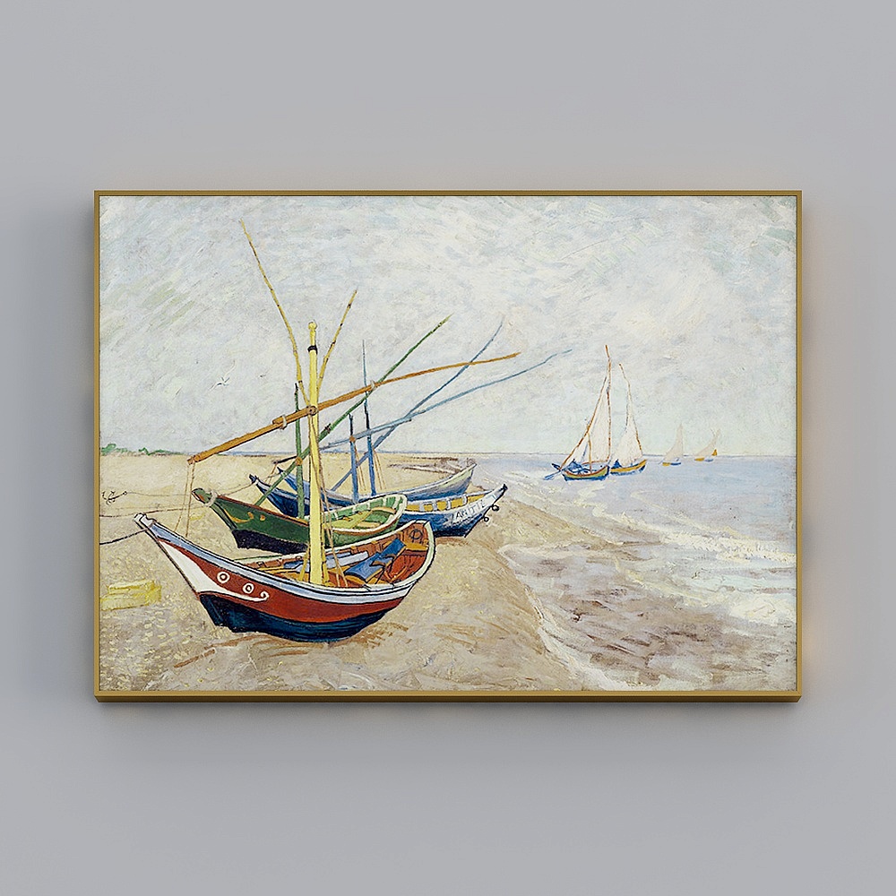 Hailong Hong - European style - living room bedroom decorative painting - Van Gogh famous painting collection