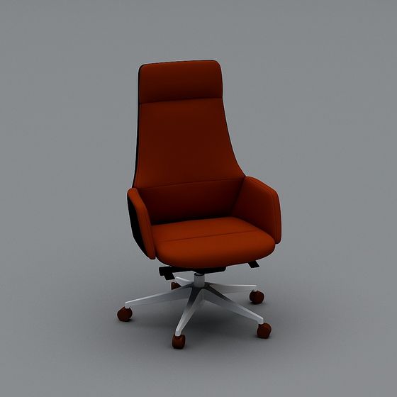 Stylish Office Chair 3D model for Modern Interiors