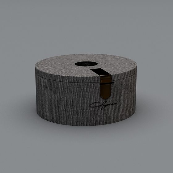 Modern Black Multi-Functional Box 3D Model
