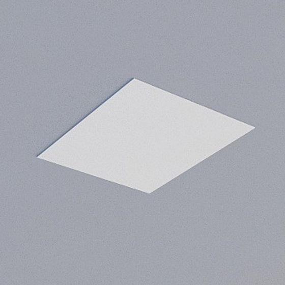 Pure White Honeycomb Panel 3D Model