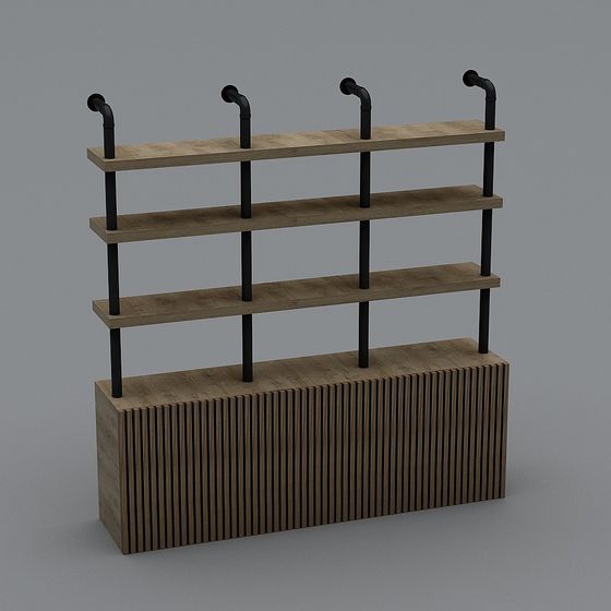Urban Industrial Shelf 3D model