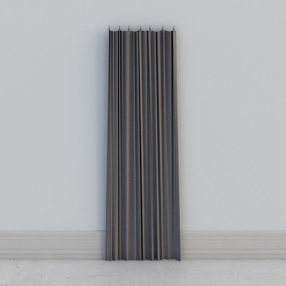 Urban Stripes Low-Poly Decorative Panel 3D model