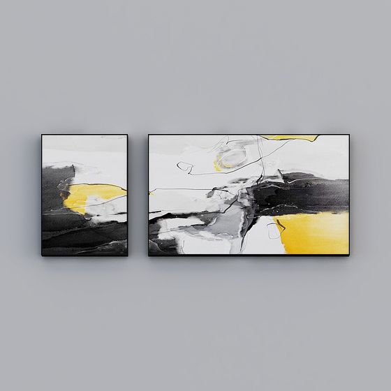 Stylish Abstract Frame 3D model