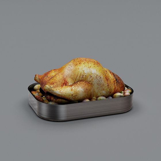 Thanksgiving Turkey 3D Model