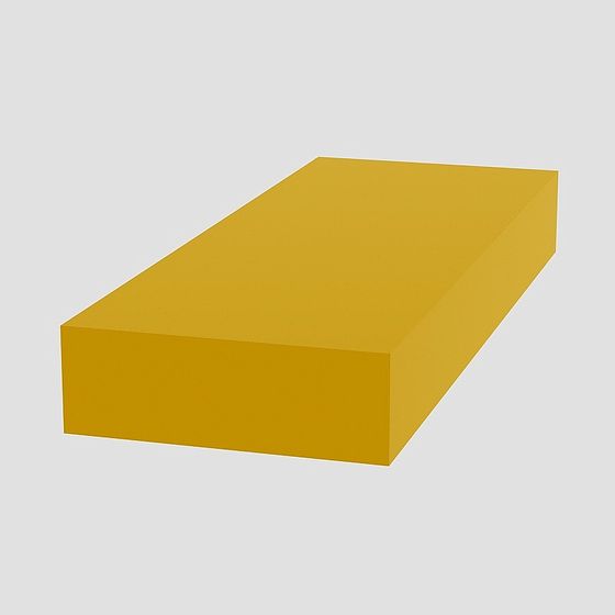 Decorative Lines 3D Model in Orange Finish