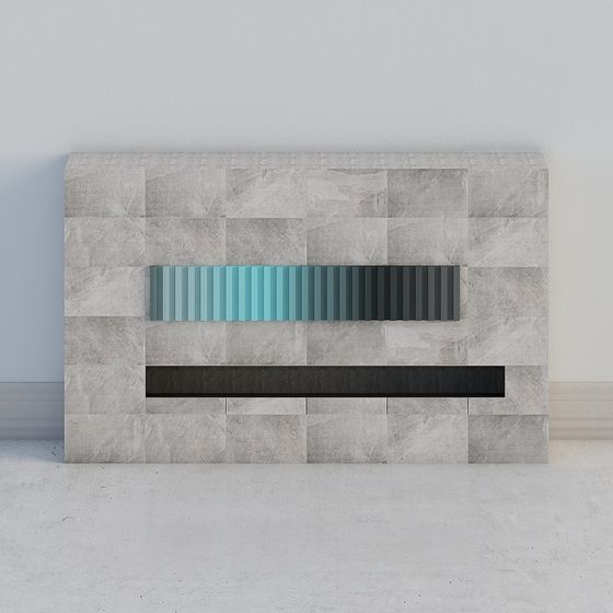 Urban Art Fireplace 3D model