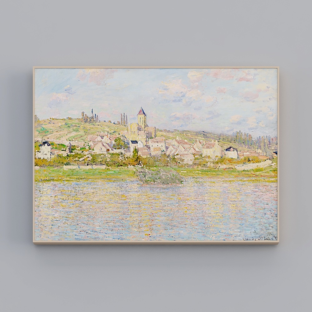 Hailong Hong - Modern Wind - Living Room Bedroom Dining Room Hyunguan Decorative Painting - Monet Series