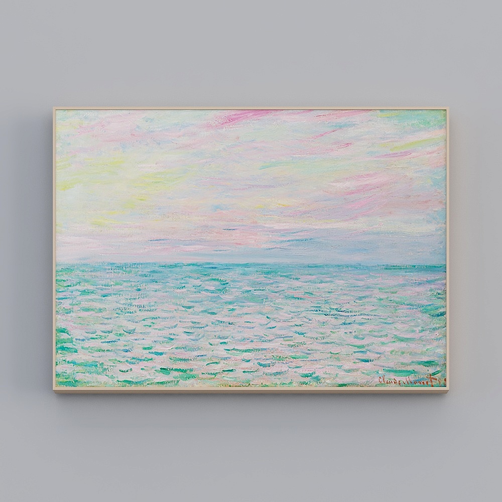 Hailong Hong - Modern Wind - Living Room Bedroom Dining Room Hyunguan Decorative Painting - Monet Series