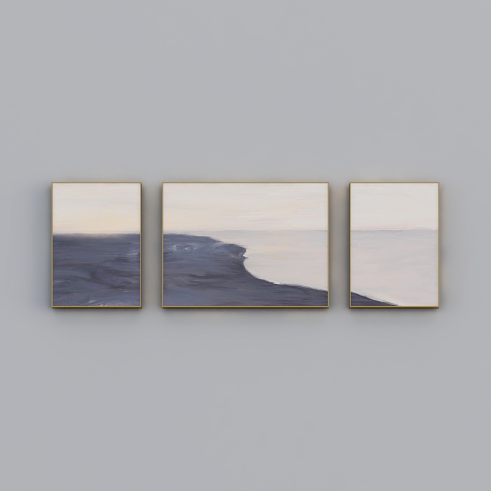 Sea Dragon Red - Nordic Wind - Living Room Bedroom Dining Room Decorative Painting - Mountain Starfish River