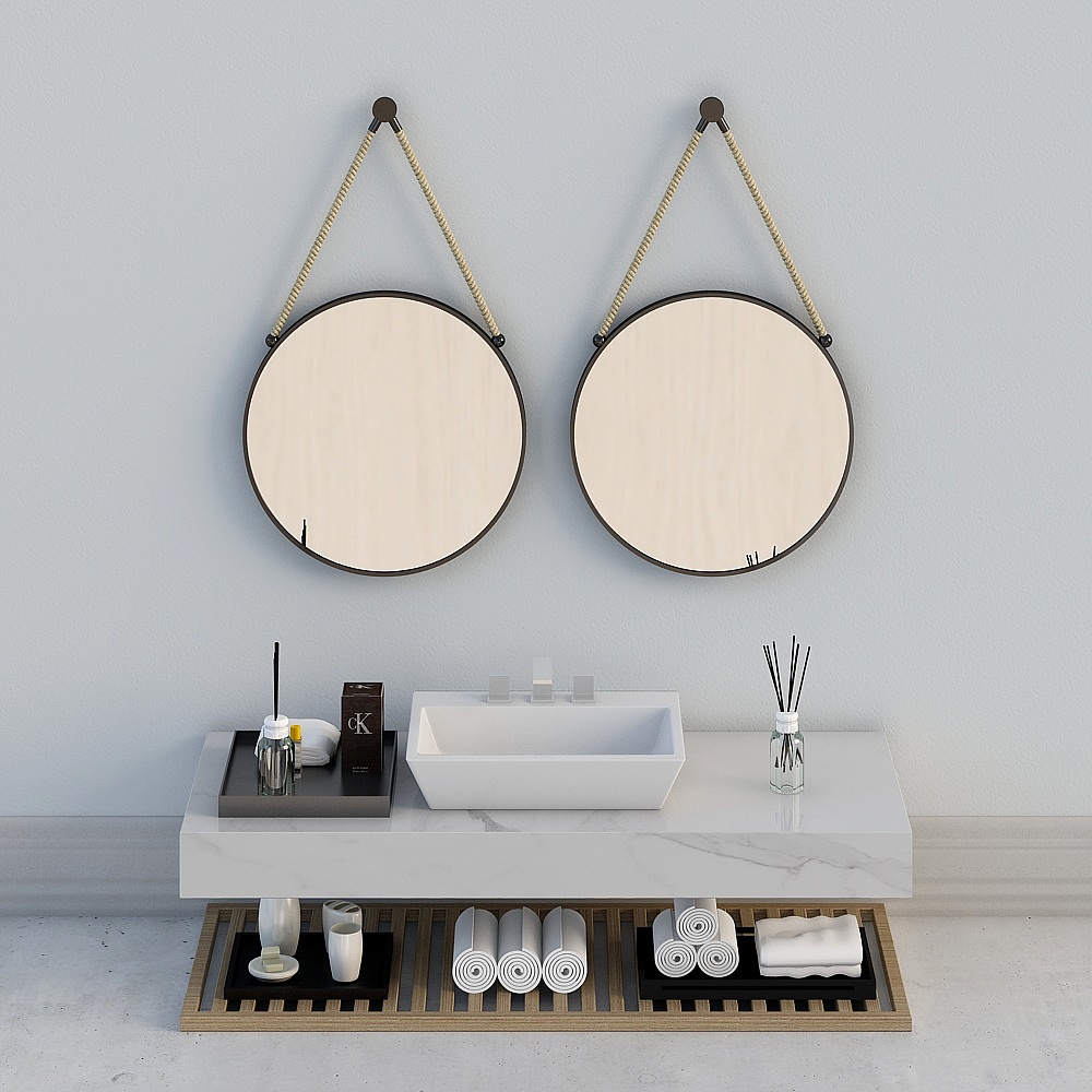 Hotel rooms - Nordic bathroom cabinets