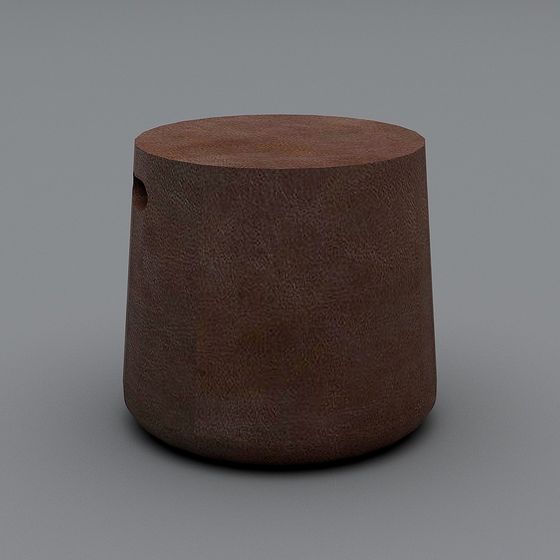 Rustic Side Table 3D model