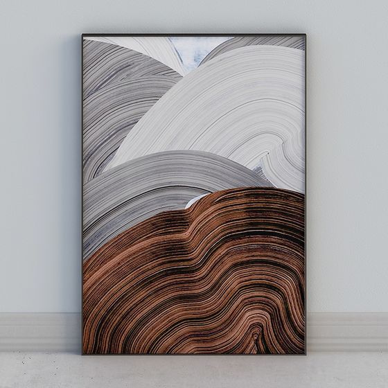 Abstract Mountain 3D model - Low Poly & High Detail