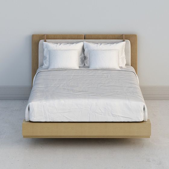 Phòng khách sạn - giường đôi kiểu Trung Quốc mới