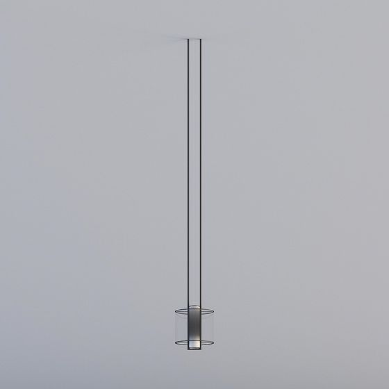 Suspended Lighting Fixture 3D model