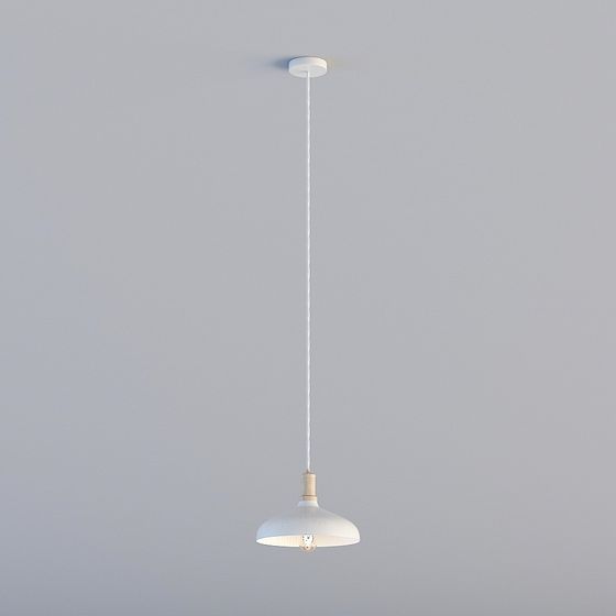 Minimalist 3D Pendant Lamp Model for Modern Designs