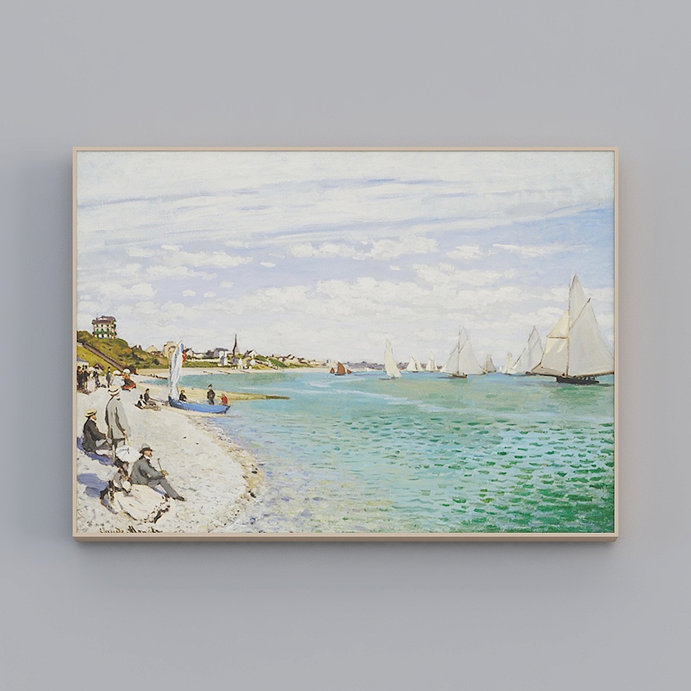 Hai Long Hong - ลมสมัยใหม่ - ห้องนั่งเล่น ห้องนอน ห้องอาหาร ภาพวาดตกแต่งฮวงกวน - ซีรีส์โมเนต์