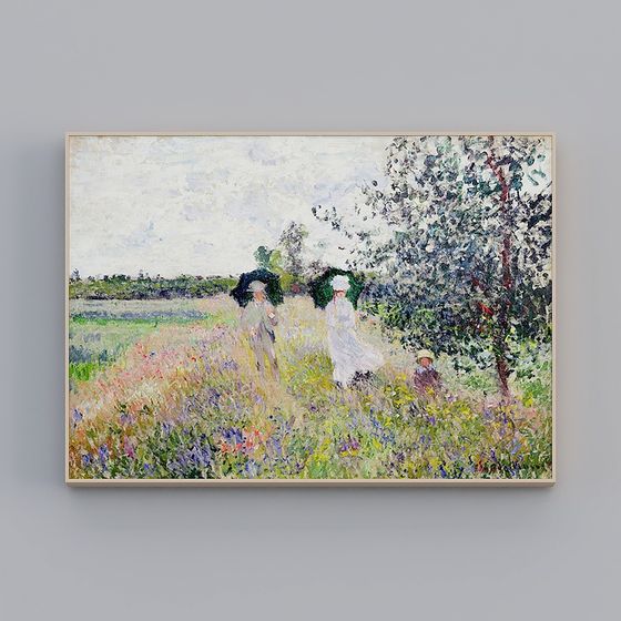 Hai Long Hong - ลมสมัยใหม่ - ห้องนั่งเล่น ห้องนอน ห้องอาหาร ภาพวาดตกแต่งฮวงกวน - ซีรีส์โมเนต์