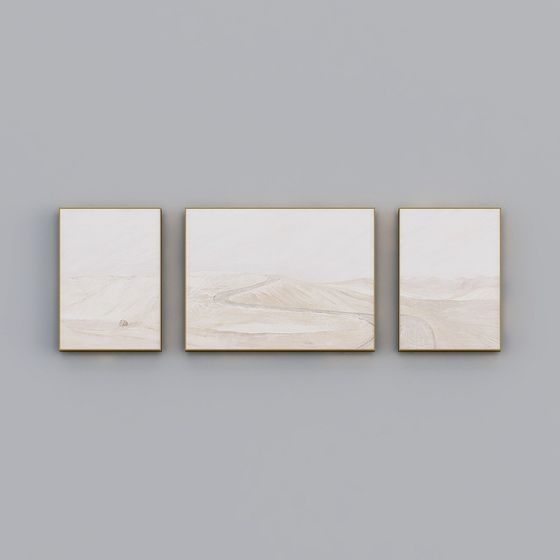Desert Triptych 3D model