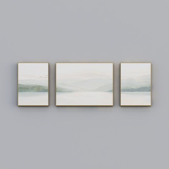 Hailong Hong - Vent nordique - Peinture décorative de salon Chambre à coucher Salle à manger - Yamano