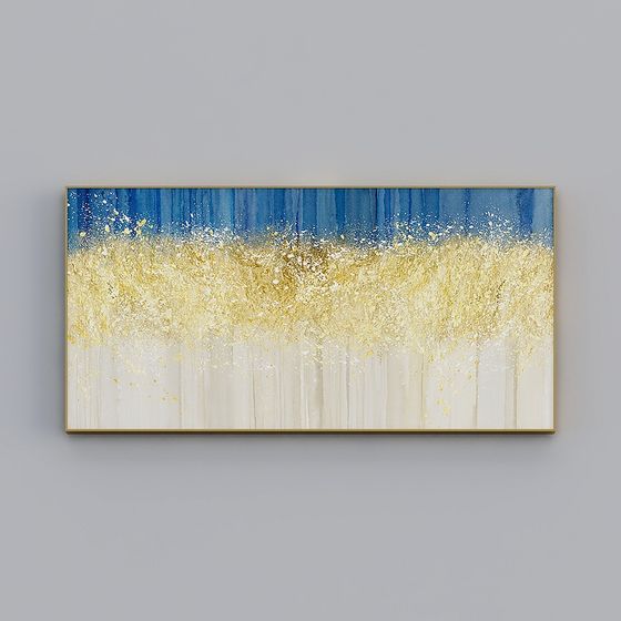 Abstract Waterfall 3D Model Design