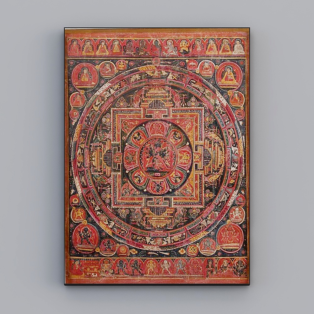 Hotel Front Lobby-New Chinese Style Decorative Painting-2