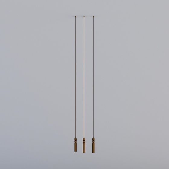 Elegant Hanging Lamp 3D model