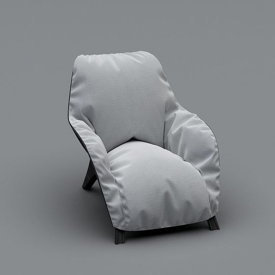 Comfortable Sofa 3D model in Modern Aesthetic