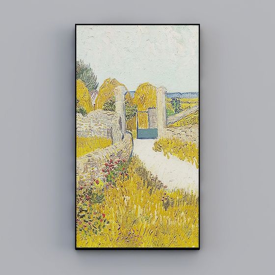 Idyllic Countryside 3D model