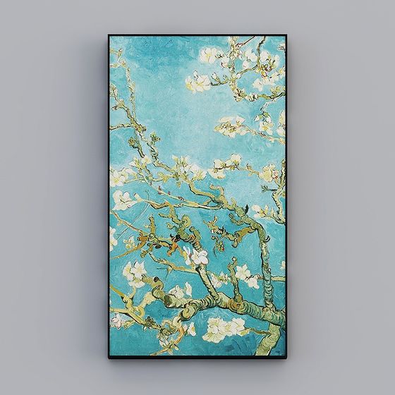 Van Gogh Almond Blossoms 3D model