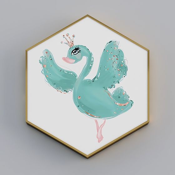 Royal Swan 3D model