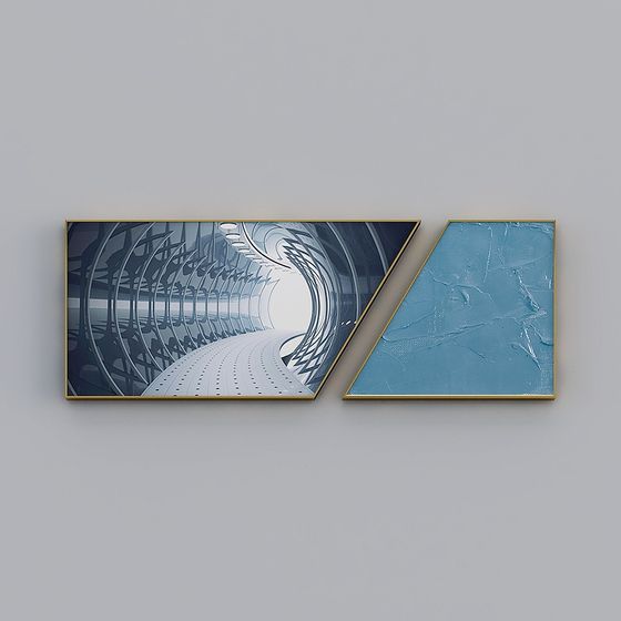 Futuristic Corridor 3D model