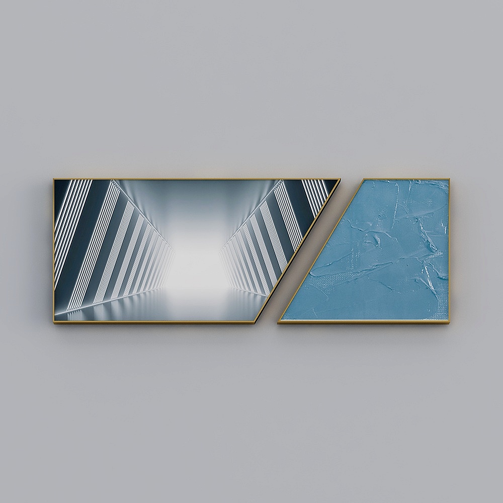 Hailong Hong - Modern Wind - Living Room Bedroom Decorative Painting - Architectural Melody