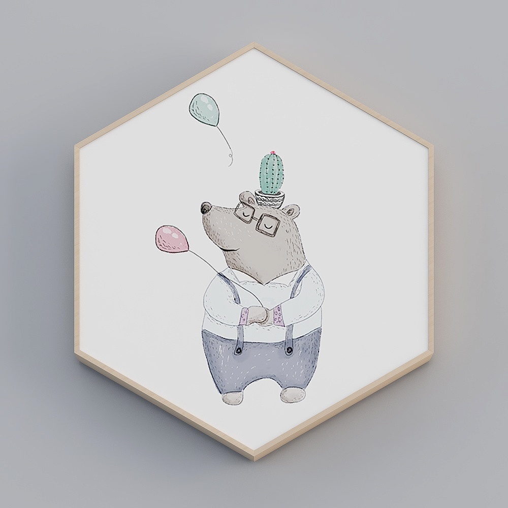 Rồng Biển Đỏ - Gió Bắc Âu - Tranh Trang Trí Phòng Ngủ Trẻ Em - Trẻ Thơ