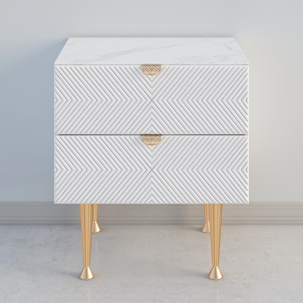 Serie de lujo ligero Huasongju - Mesita de noche 1