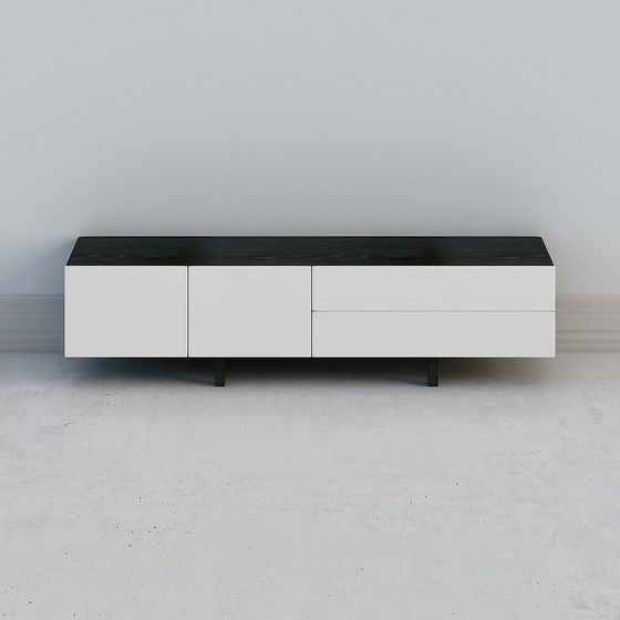 Modern Minimalist TV Cabinet 3D model
