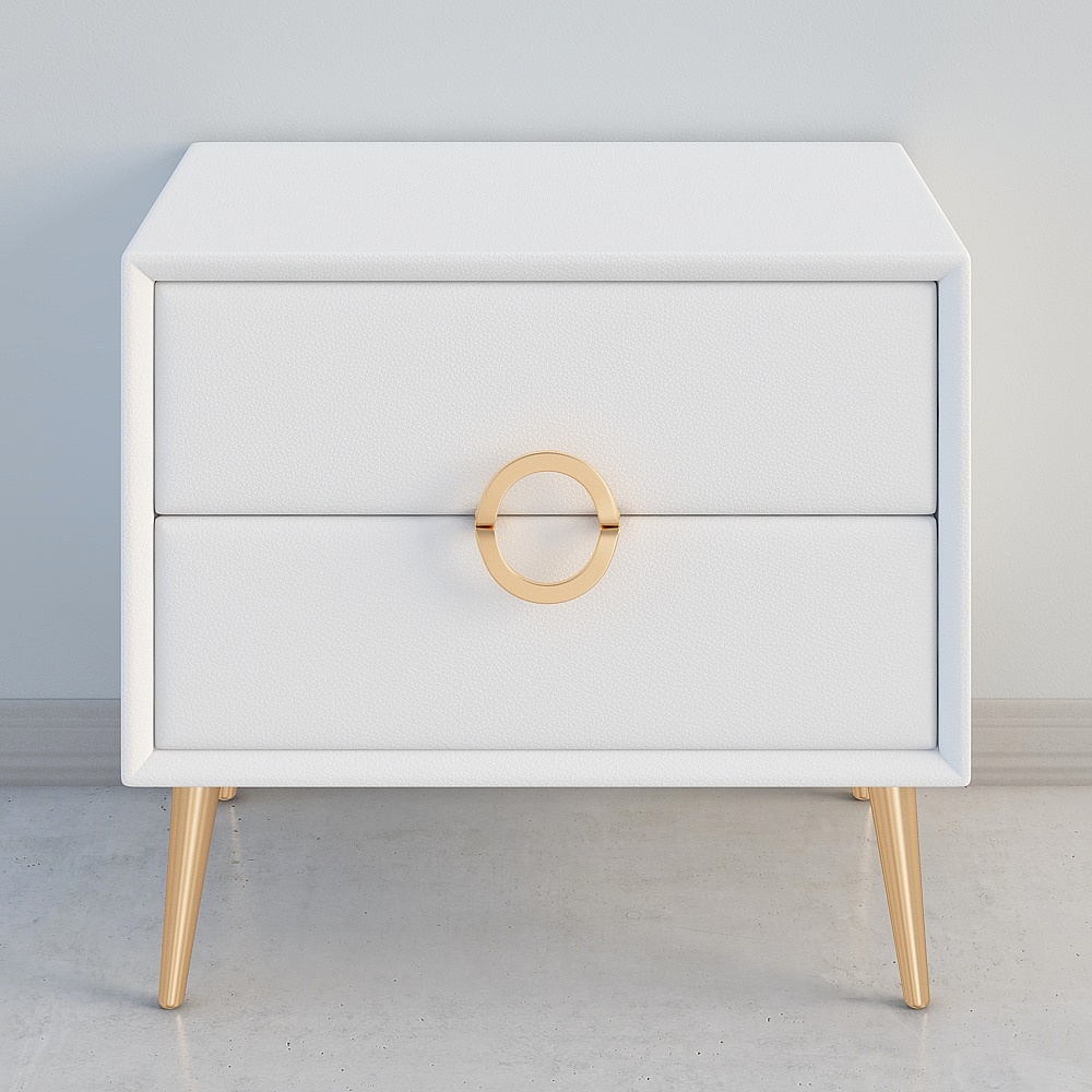 Huasongju - Light luxury series -05 bedside table 1