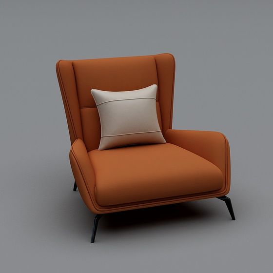 Cozy Lounge Chair 3D model