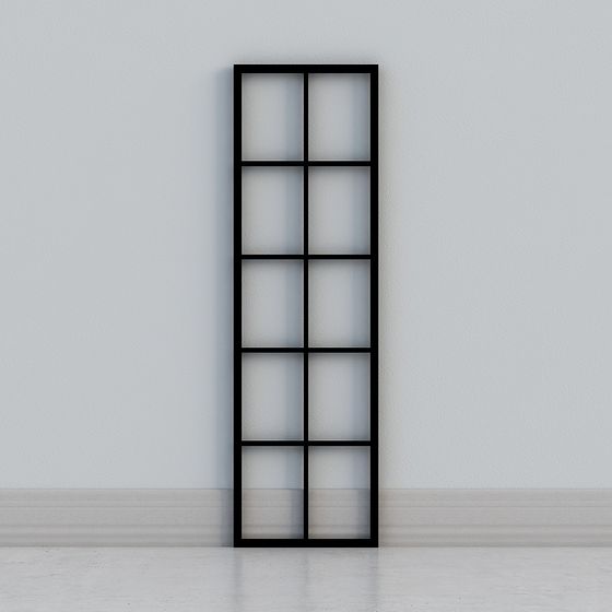 Modern Glass Panel Screen 3D model