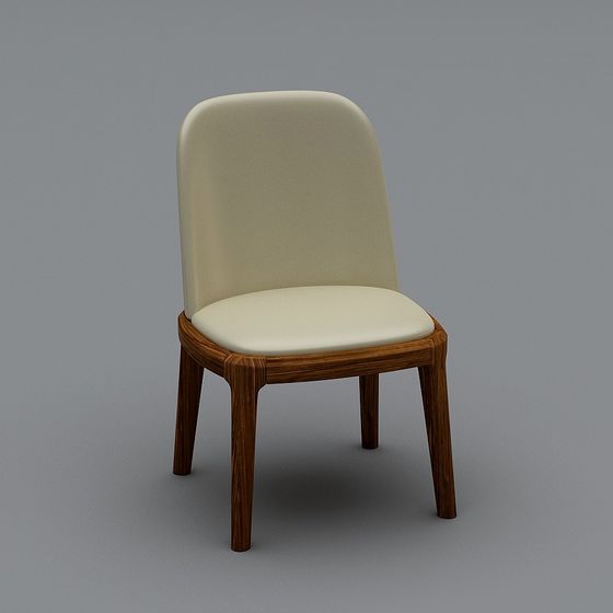 Modern Minimalist Armchair 3D model
