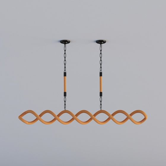 インダストリアルスタイルバー-シャンデリア