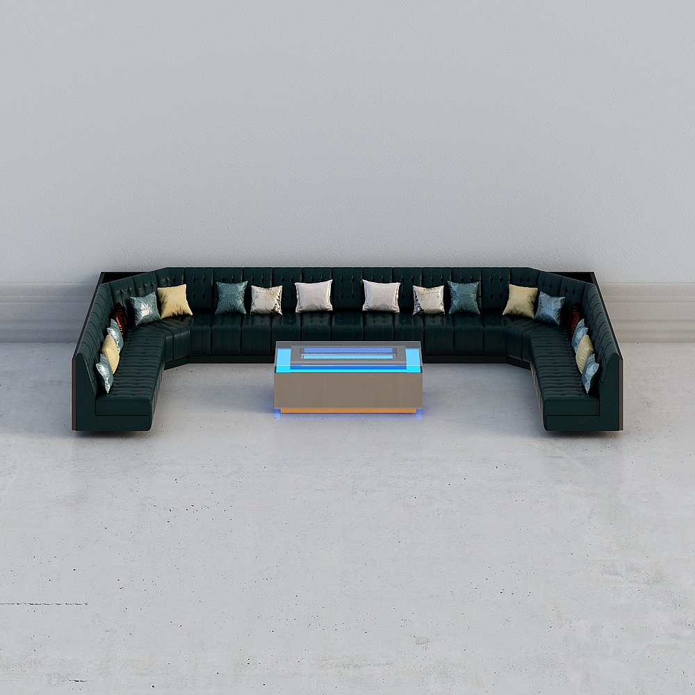 Industrial wind KTV6-sofa coffee table