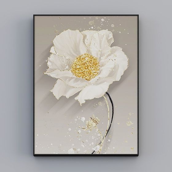 Dreamy Low-Poly 3D Flower Model