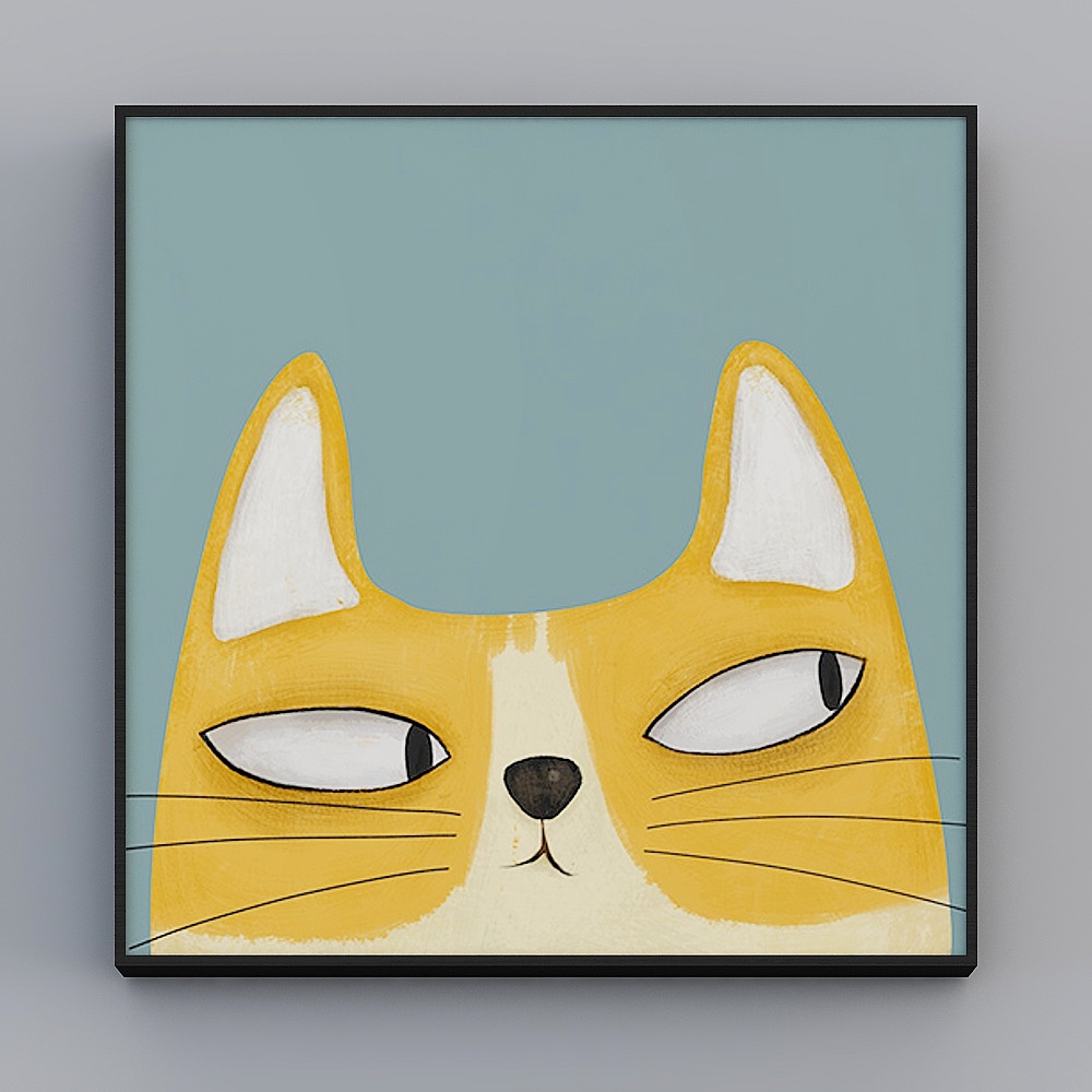 거실, 침실 및 아이 방을 위한 장식적인 그림