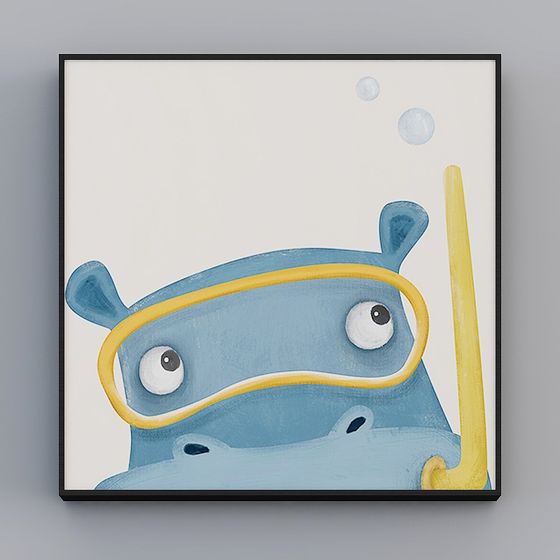 Whimsical Dolphin 3D Model for Imaginative Designs