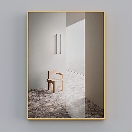 Minimalist Chair 3D model