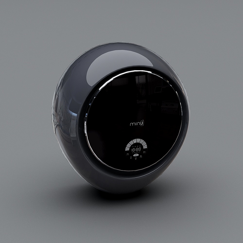 Futuristic 3D Model Washing Machine