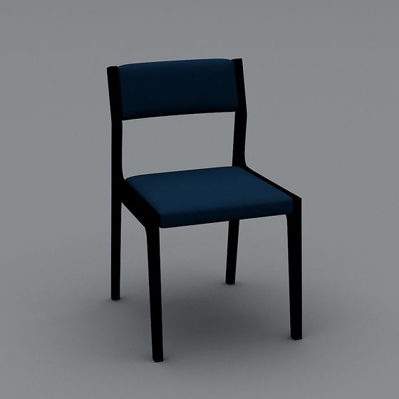 Stylish Low-Polygon Chair 3D model