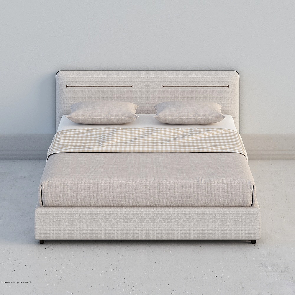 Italian minimalist-M1966A (regular model)-double bed