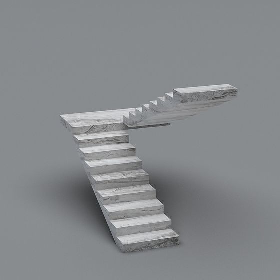 手すりのない階段