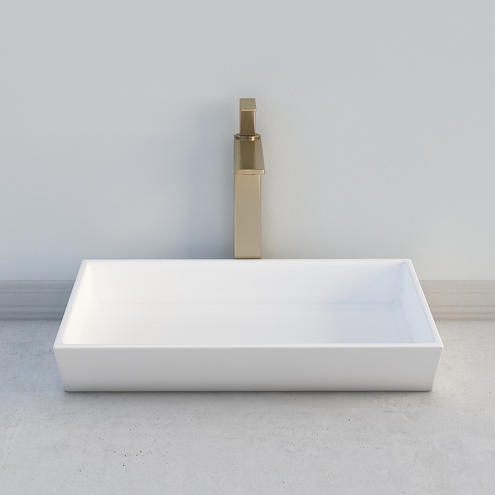 Counter basin cabinet vanity Ceramic wash basin wastafel westafel